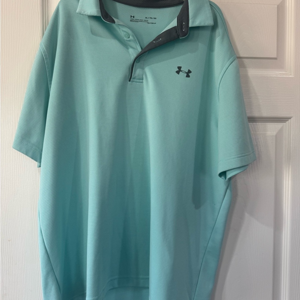 Under Armour Men's Aqua Polo Shirt